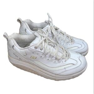 Skechers‎ sneakers shape up gym shoes 8.5 white